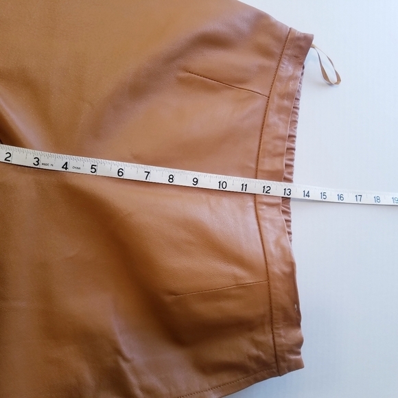 100% Leather Pants , Color Tan - Picture 9 of 9